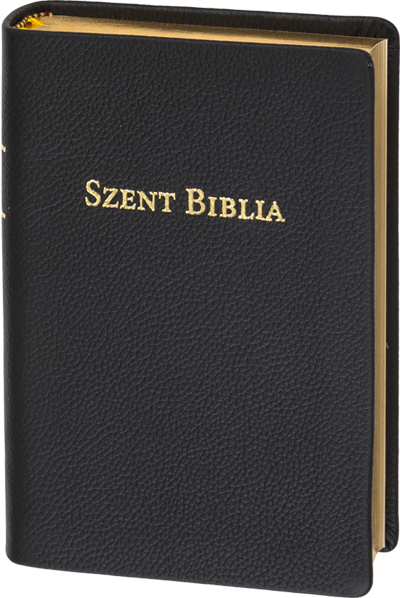 Bible (Károli), normal size, leather